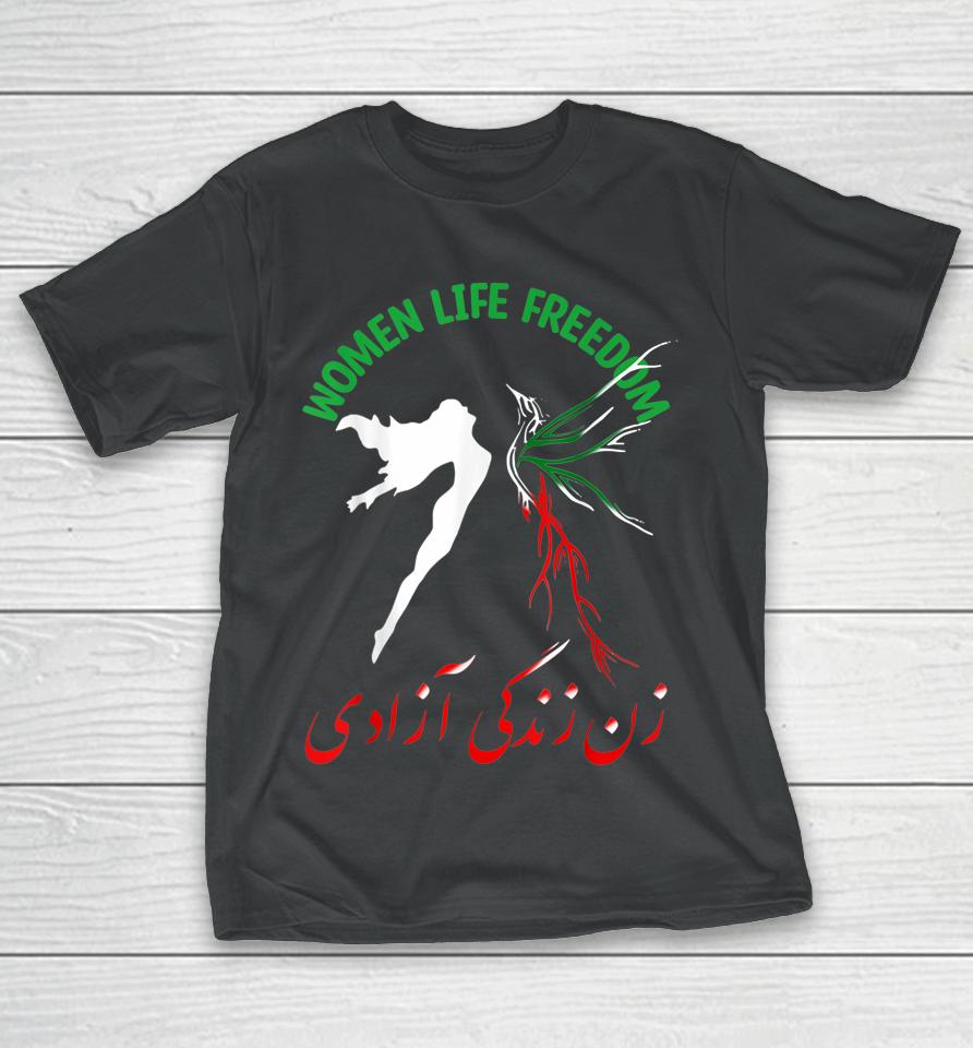 Women Life Freedom Iran Feminist Vintage Support Womens Iran T-Shirt