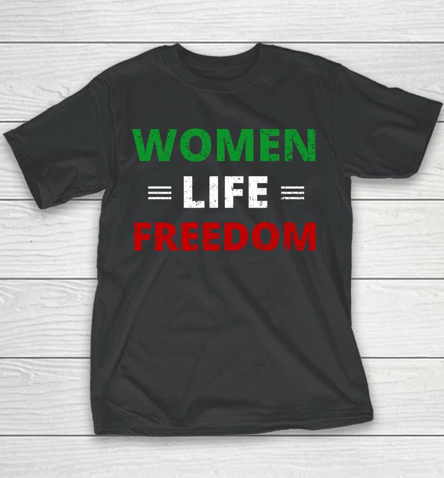 Women Life Freedom Shirt Zan Zendegi Azadi Iran Youth T-Shirt