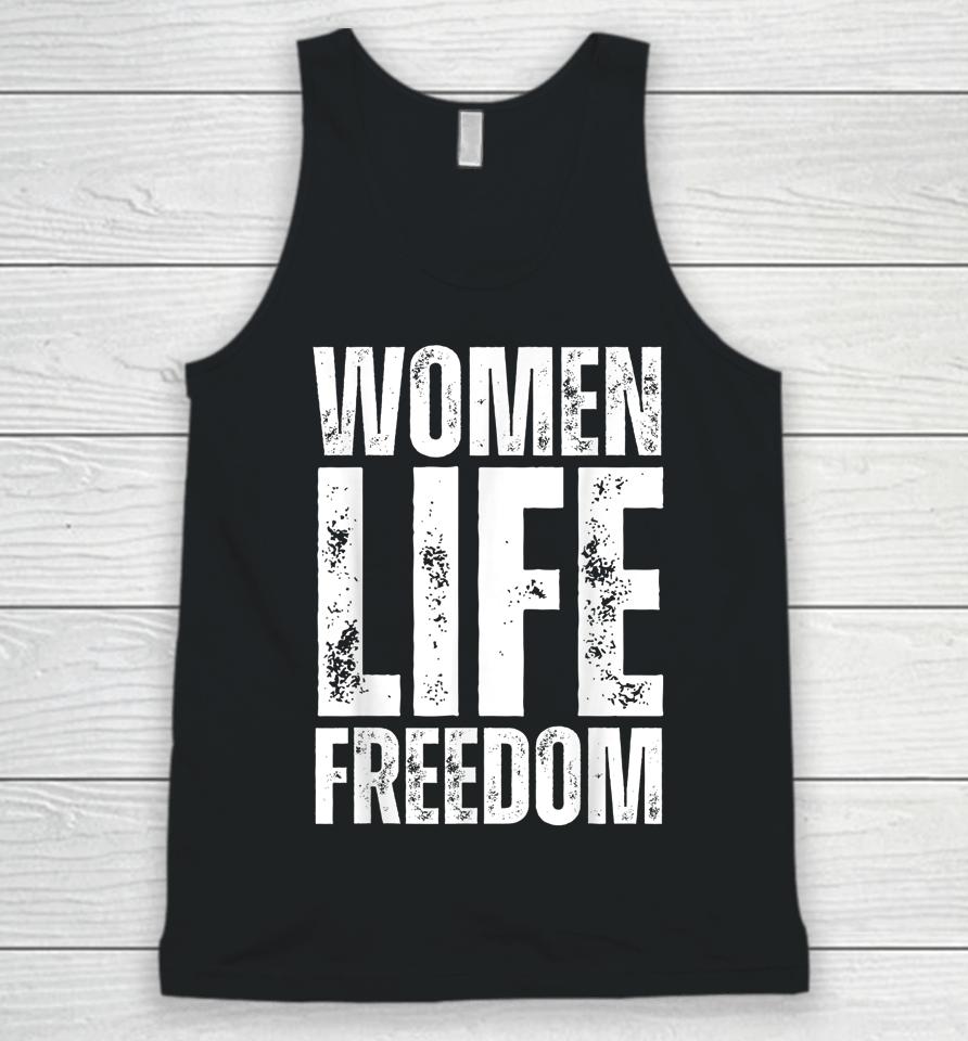 Women Life Freedom Unisex Tank Top