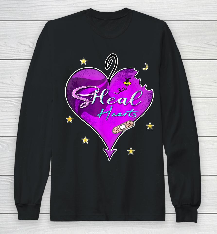 Women Love Heart Bee Cute Image Gift For Girls By Sheal Long Sleeve T-Shirt