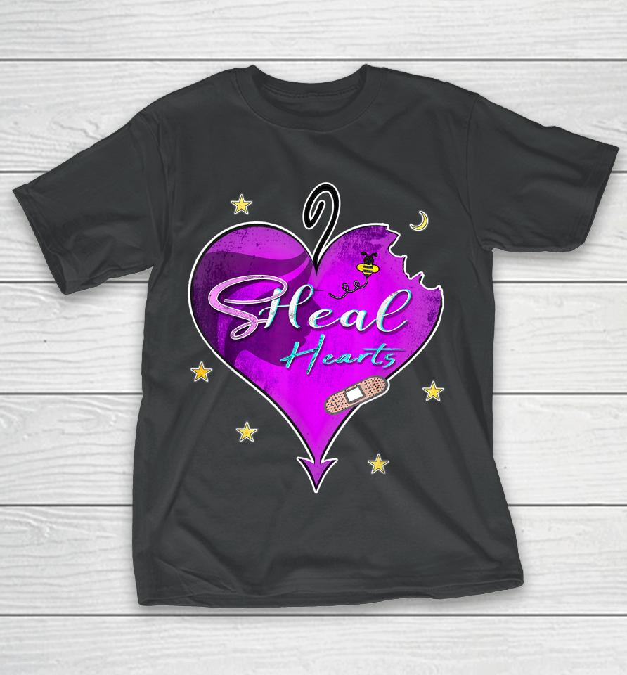 Women Love Heart Bee Cute Image Gift For Girls By Sheal T-Shirt