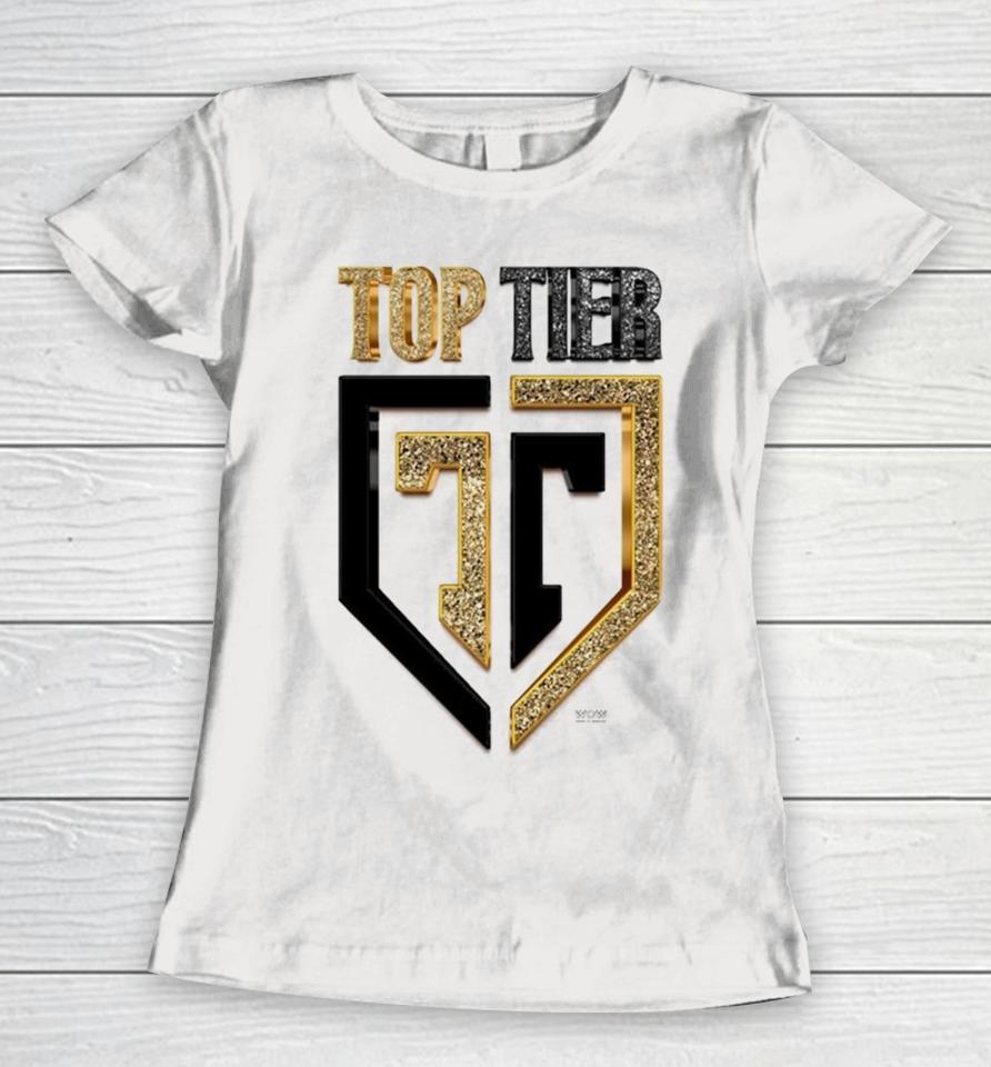 Women Of Wrestling Top Tier Women T-Shirt