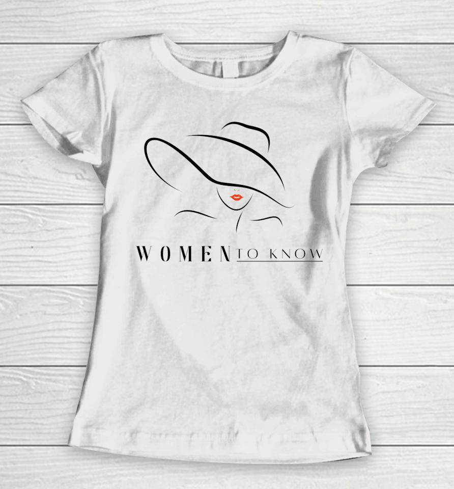 Women To Know Women T-Shirt