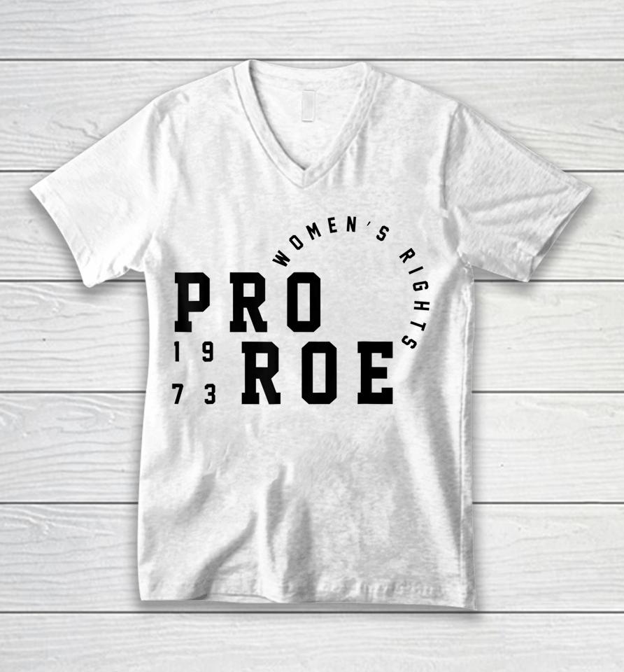Women's Pro Reproductive Rights 1973 Pro Roe Unisex V-Neck T-Shirt