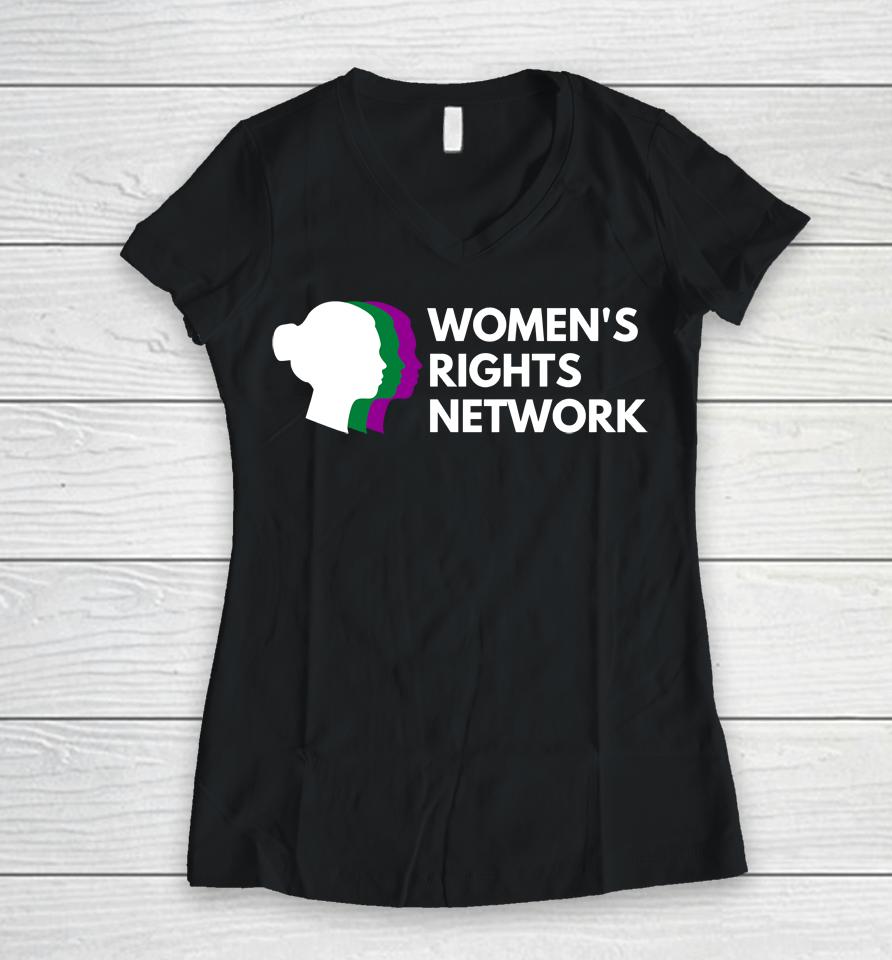 Women's Rights Network Women V-Neck T-Shirt
