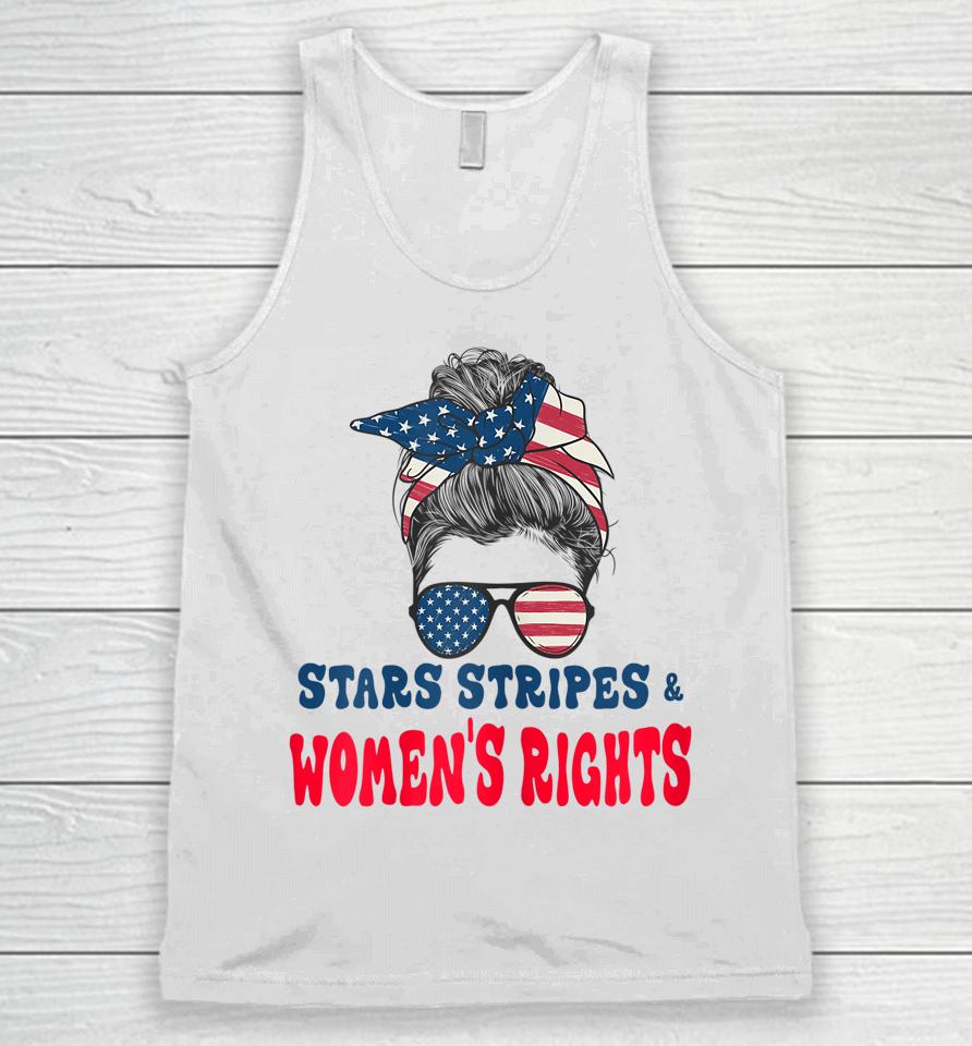 Womens Stars Stripes Women's Rights Reproductive Pro Roe Choice Unisex Tank Top