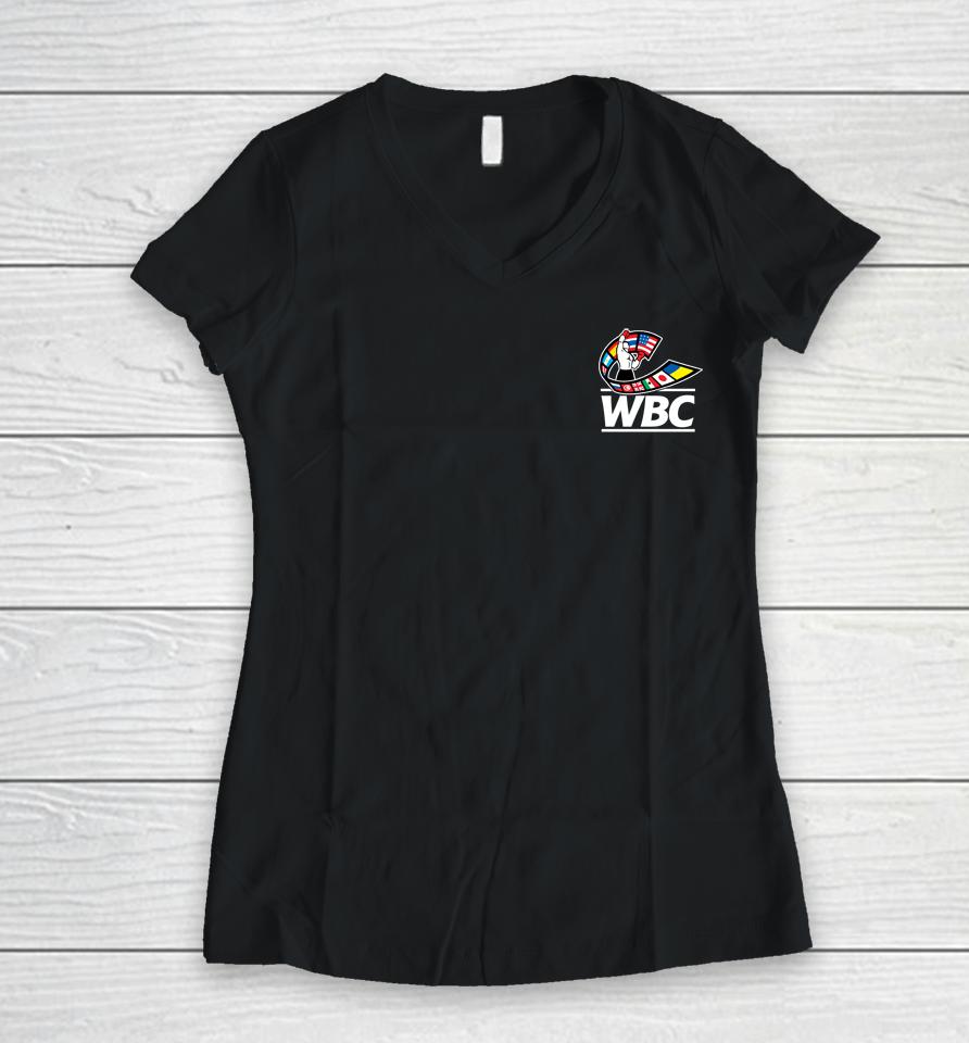 World Boxing Council Women V-Neck T-Shirt