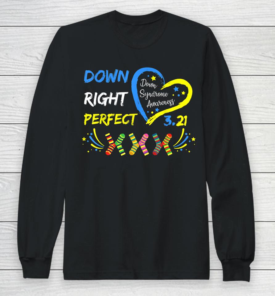 World Down Syndrome Day Awareness Socks 21 March Long Sleeve T-Shirt