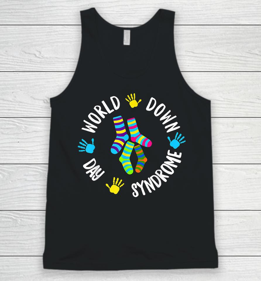 World Down Syndrome Day Awareness Socks 21 March Unisex Tank Top