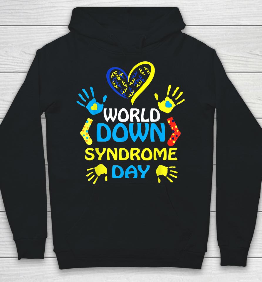 World Down Syndrome Day Support And Awareness 3-21 Hoodie