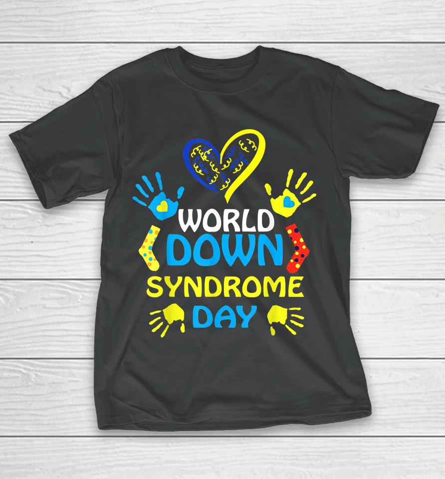 World Down Syndrome Day Support And Awareness 3-21 T-Shirt
