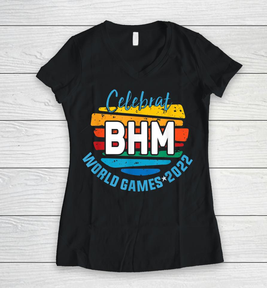 World Games Birmingham 2022 Women V-Neck T-Shirt