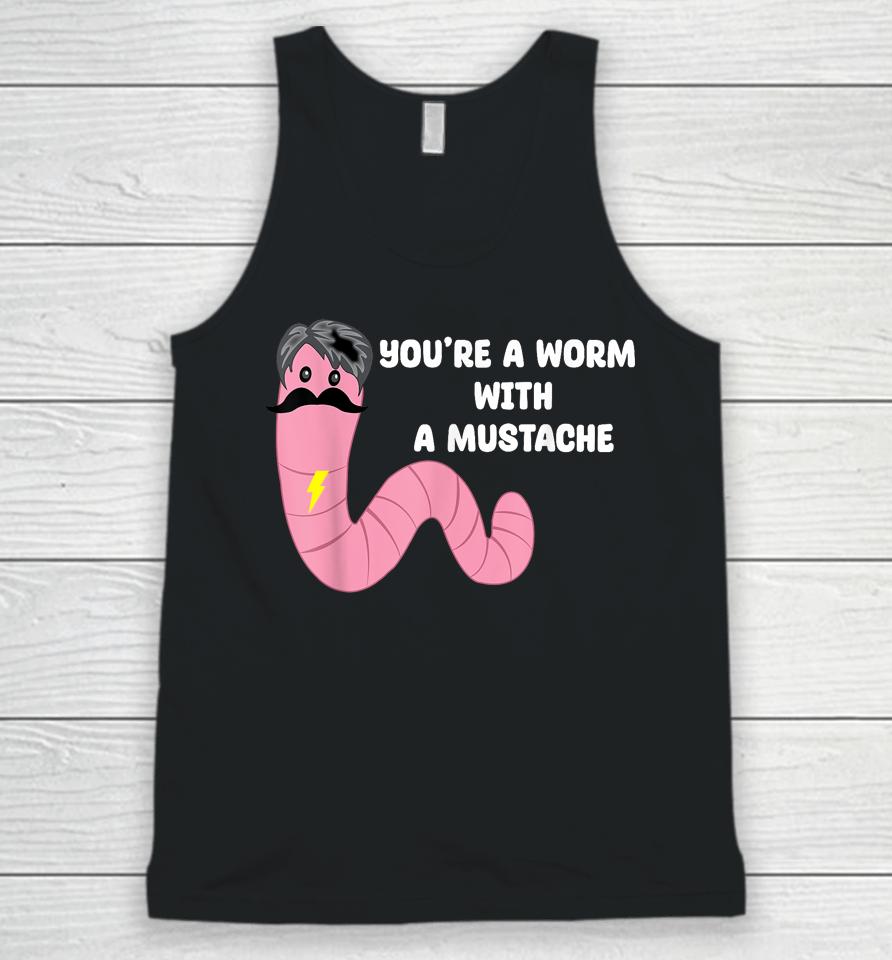 Worm With A Mustache James Tom Ariana Reality Unisex Tank Top