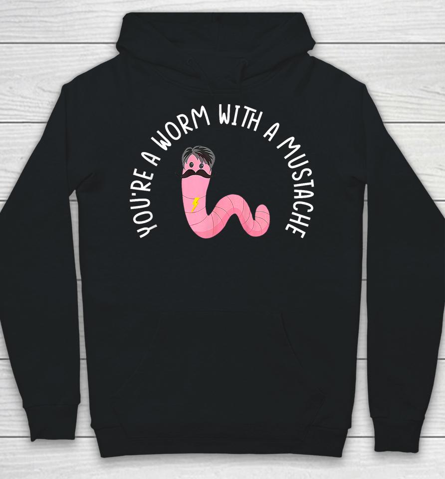 Worm With A Mustache James Tom Ariana Reality Hoodie