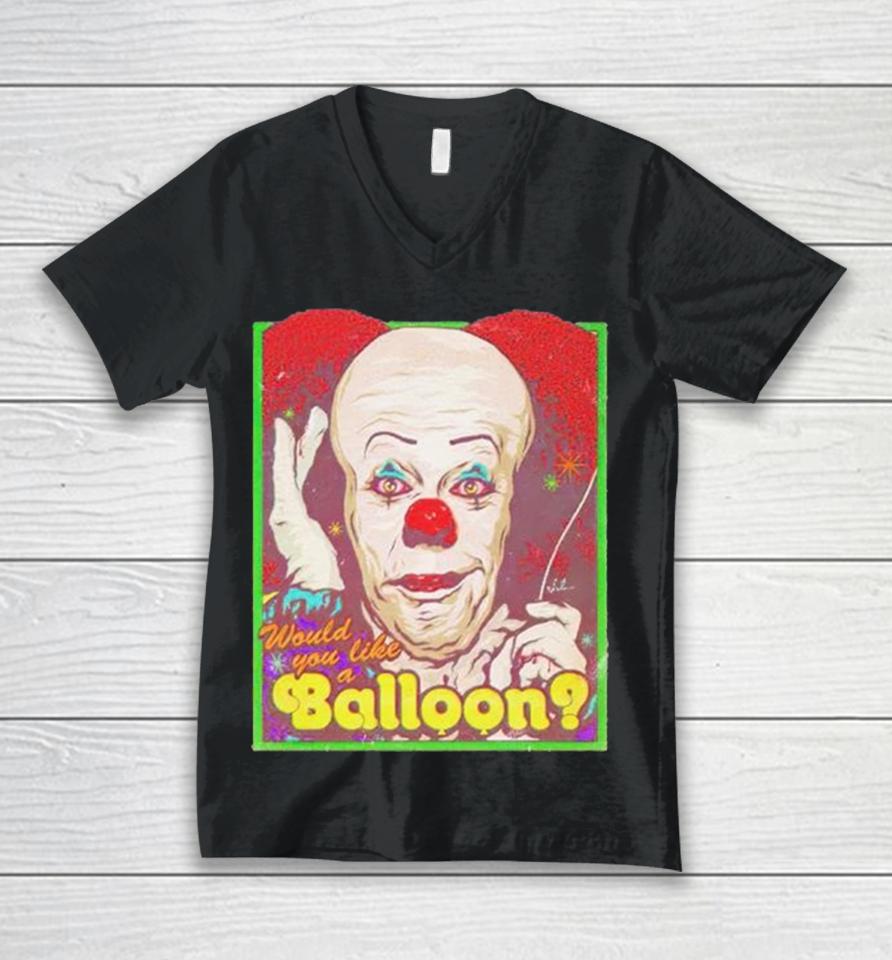 Would You Like A Balloon Unisex V-Neck T-Shirt