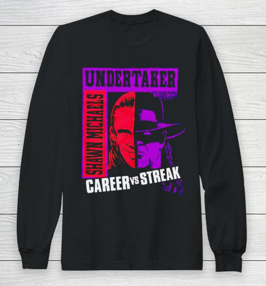 Wrestlemania Xxvi Shawn Michaels Vs The Undertaker Long Sleeve T-Shirt