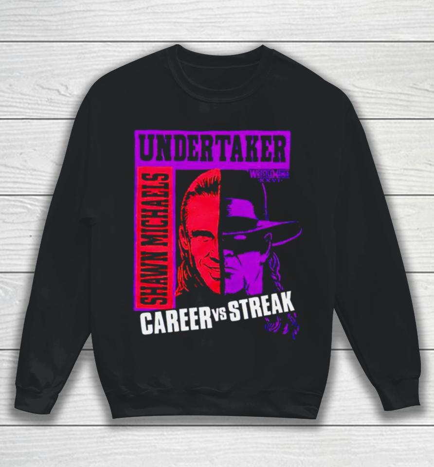 Wrestlemania Xxvi Shawn Michaels Vs The Undertaker Sweatshirt