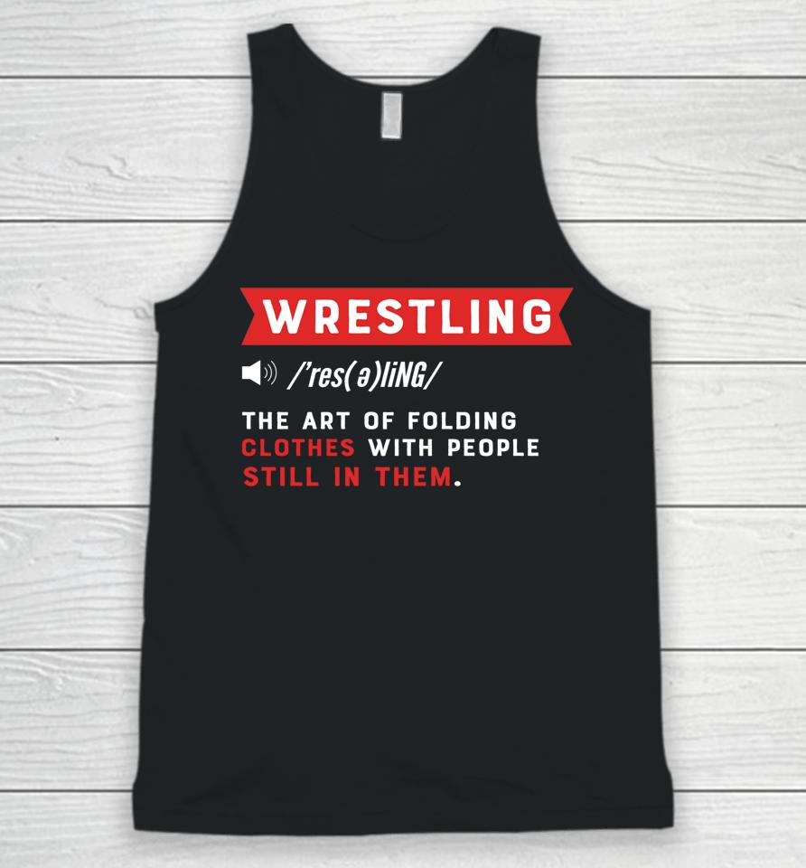 Wrestling Definition T Shirt Wrestler Unisex Tank Top