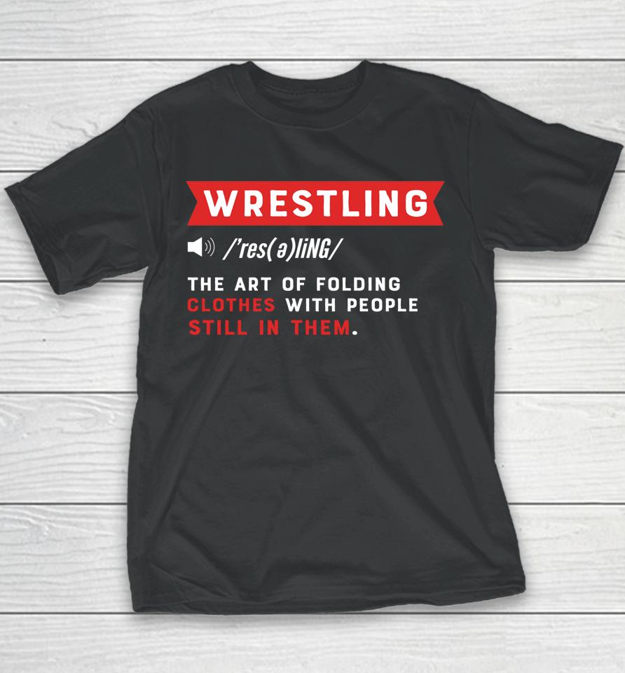 Wrestling Definition T Shirt Wrestler Youth T-Shirt