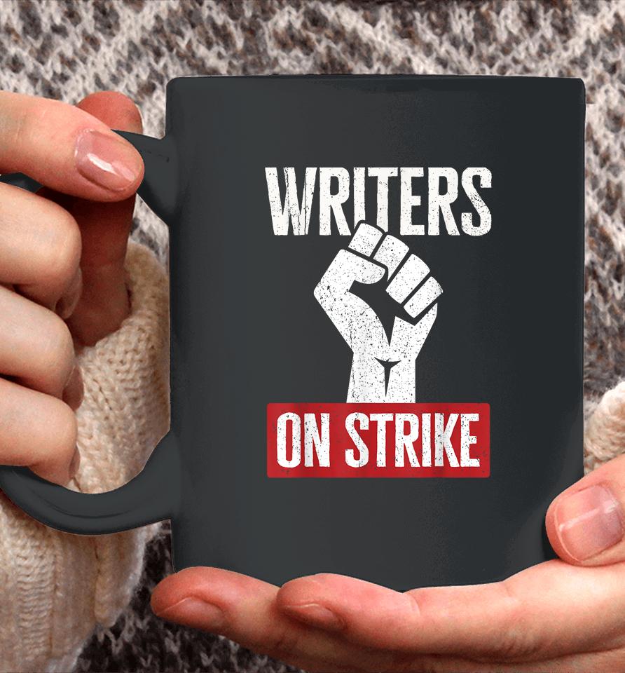 Writers Guild Of America On Strike Anti Ai Chatbots Wga Coffee Mug