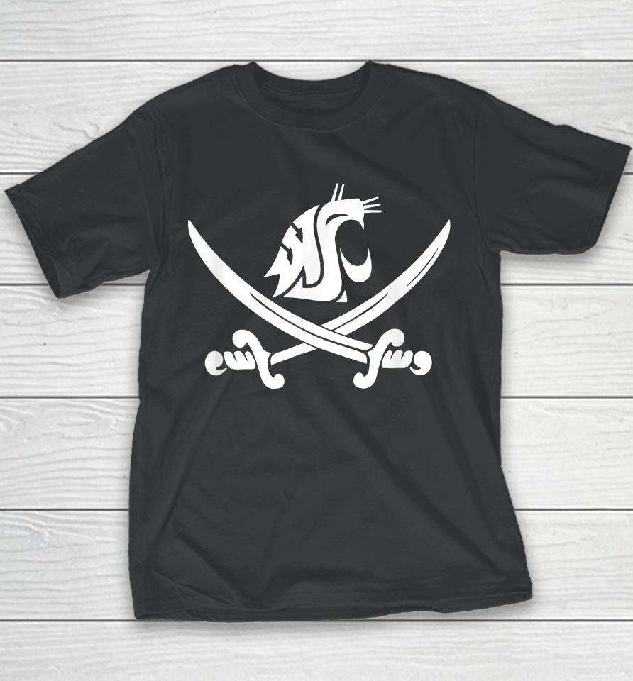 Wsu Pirate Swing Your Sword Youth T-Shirt