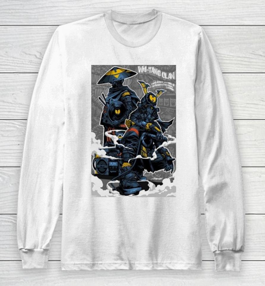 Wu Tang Clan 2024 Las Vegas, Nv Poster Long Sleeve T-Shirt