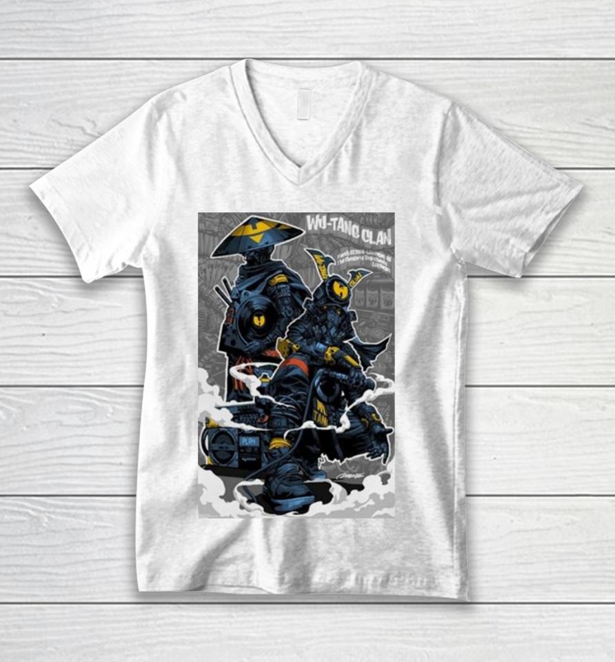 Wu Tang Clan 2024 Las Vegas, Nv Poster Unisex V-Neck T-Shirt