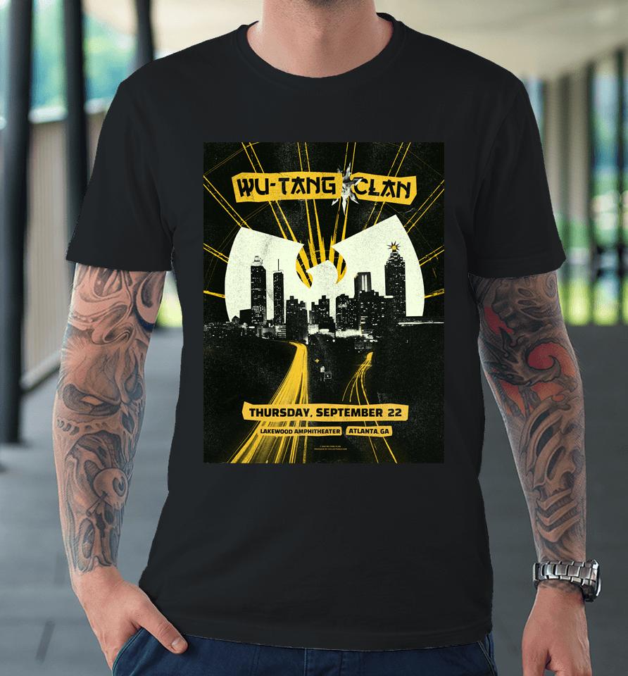 Wu Tang Clan Atlanta September 22, 2022 Premium T-Shirt