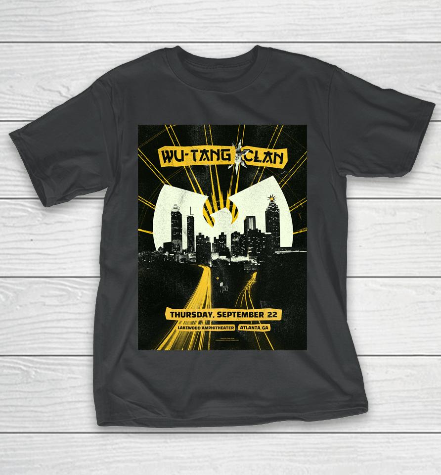 Wu Tang Clan Atlanta September 22, 2022 T-Shirt