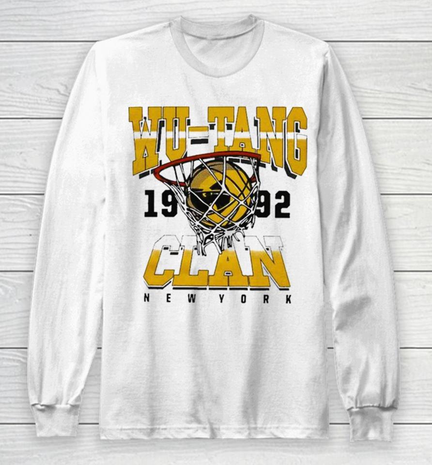 Wu Tang Clan Basketball 1992 Long Sleeve T-Shirt