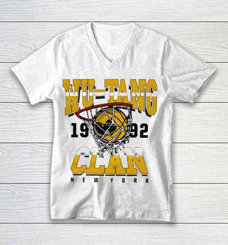 Wu Tang Clan Basketball 1992 Unisex V-Neck T-Shirt