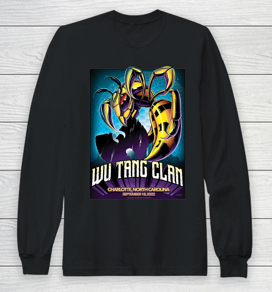 Wu Tang Clan Charlotte September 18, 2022 Long Sleeve T-Shirt
