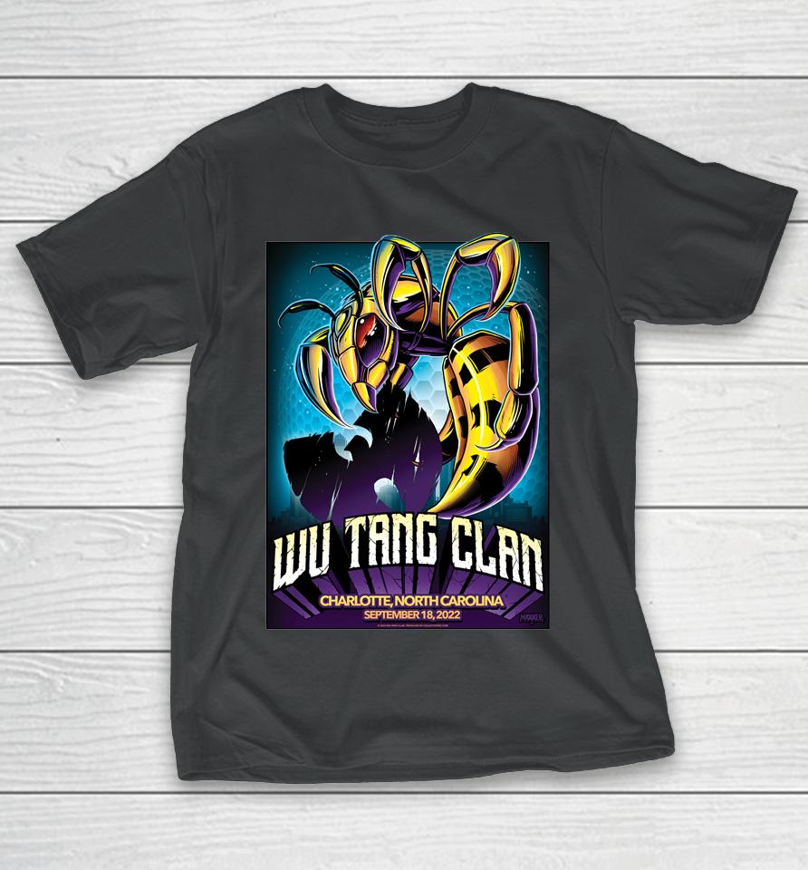 Wu Tang Clan Charlotte September 18, 2022 T-Shirt