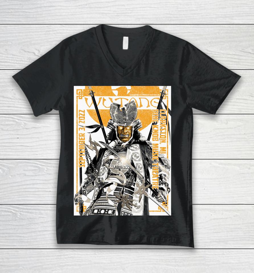 Wu Tang Clan Clarkston September 3, 2022 Unisex V-Neck T-Shirt