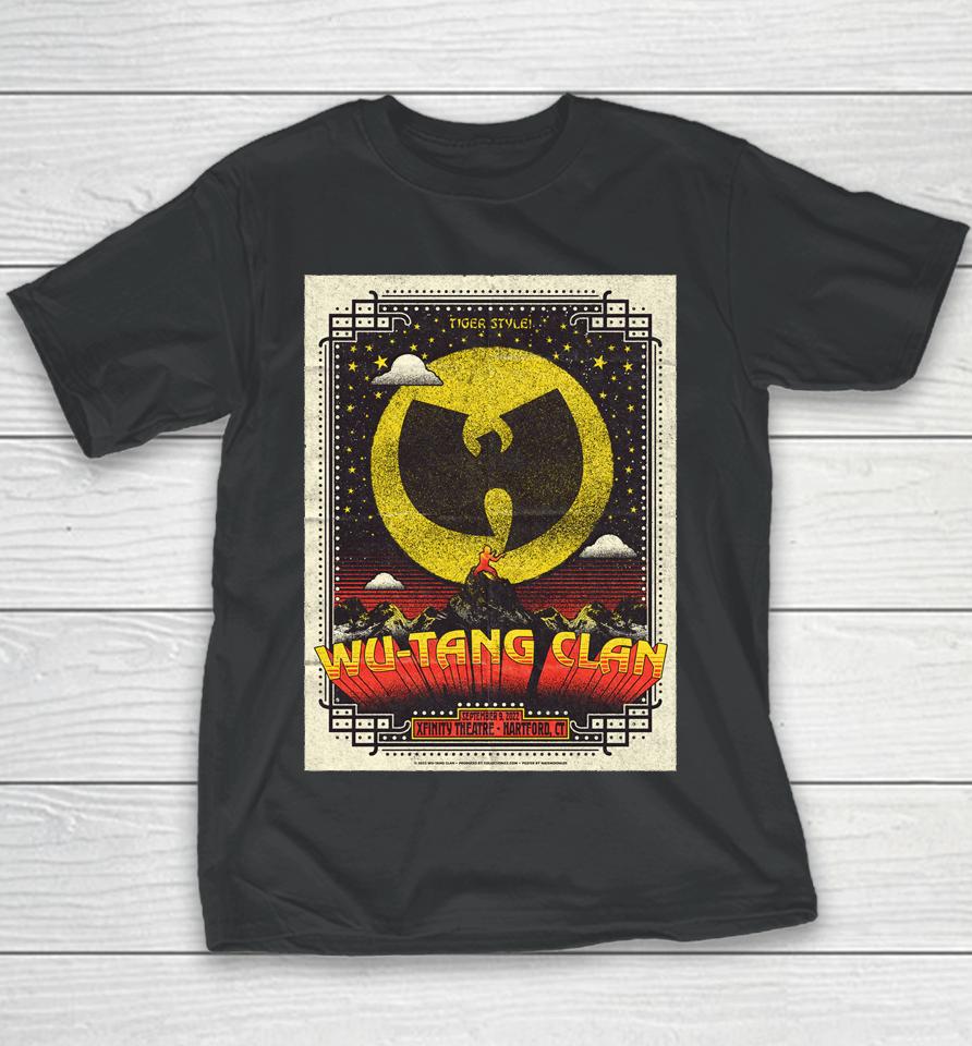 Wu Tang Clan Hartford September 9, 2022 Youth T-Shirt