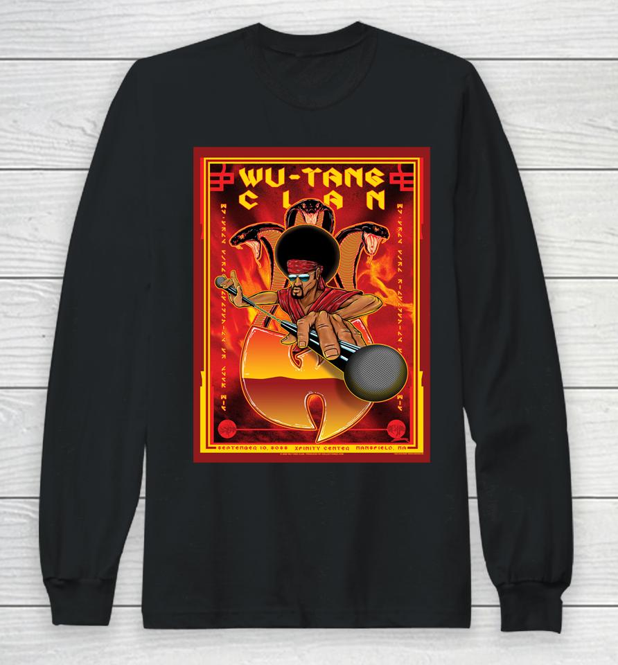 Wu Tang Clan Mansfield September 10, 2022 Long Sleeve T-Shirt