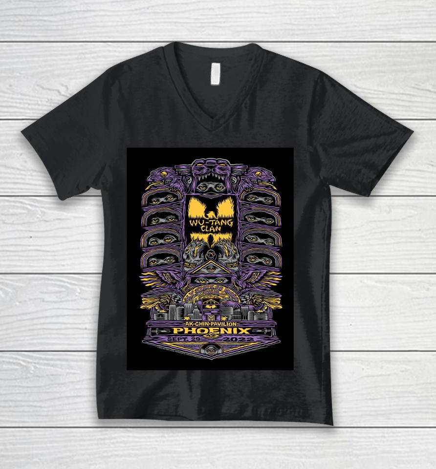 Wu Tang Clan Phoenix September 29, 2022 Unisex V-Neck T-Shirt