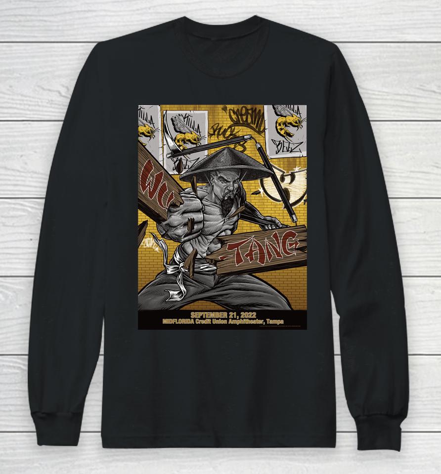 Wu Tang Clan Tampa September 21, 2022 Long Sleeve T-Shirt