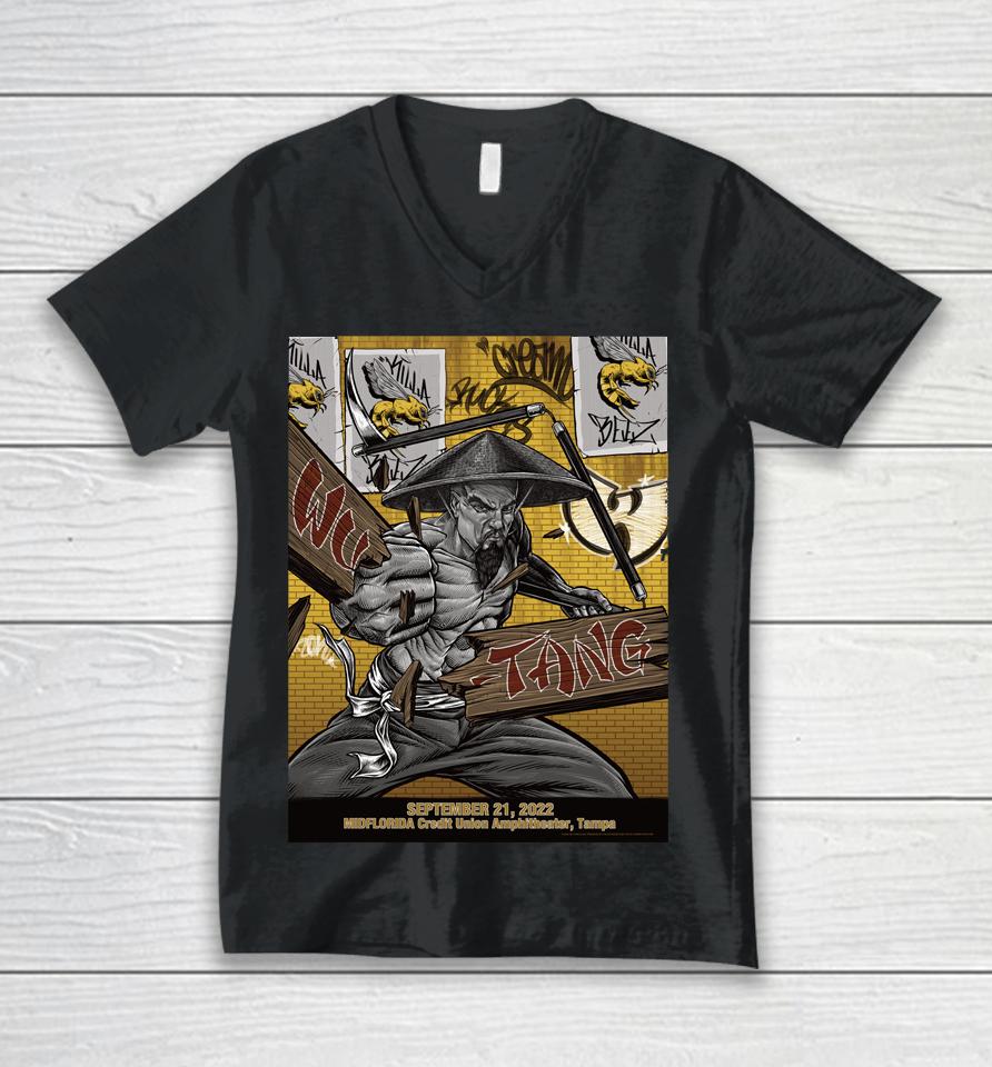 Wu Tang Clan Tampa September 21, 2022 Unisex V-Neck T-Shirt