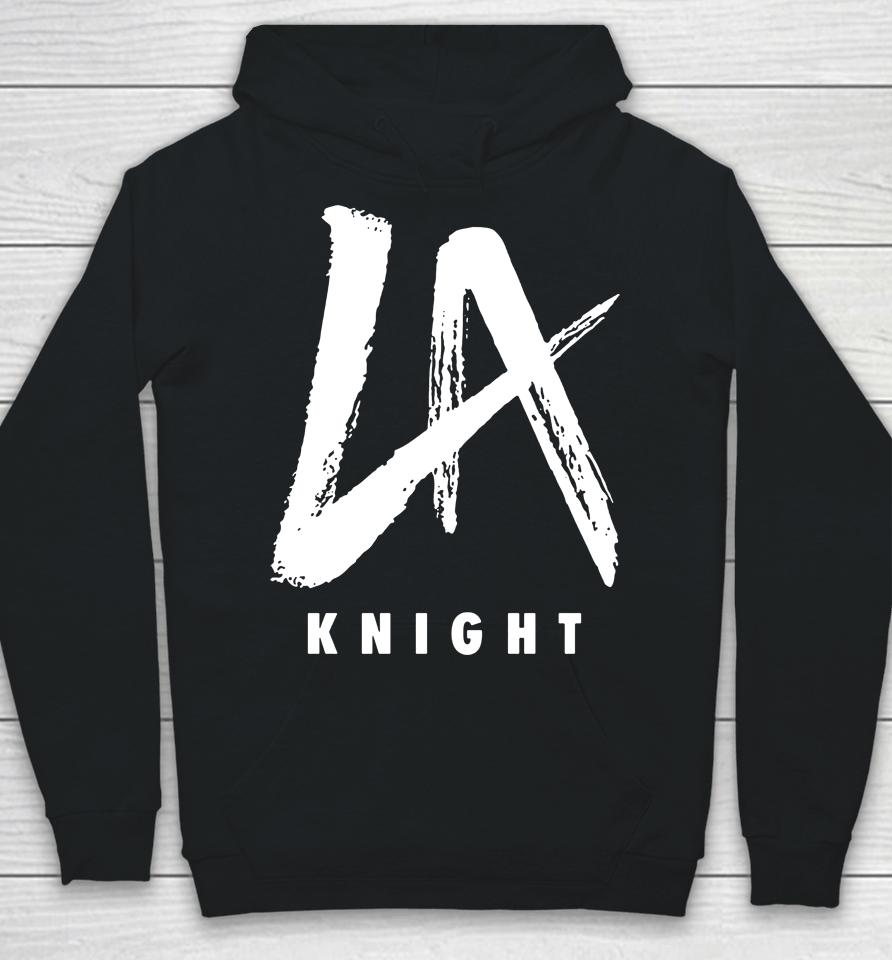 Wwe Men's Fanatics Branded Red La Knight Logo Hoodie