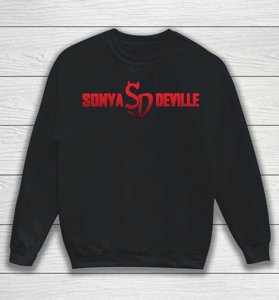 Wwe Shop Sonya Deville Big Deville Energy Sweatshirt