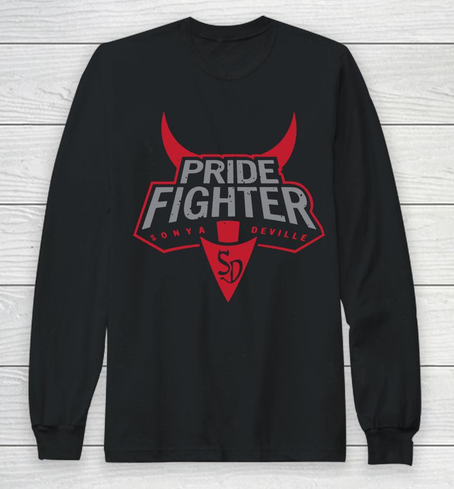 Wwe Shop Sonya Deville Pride Fighter Long Sleeve T-Shirt