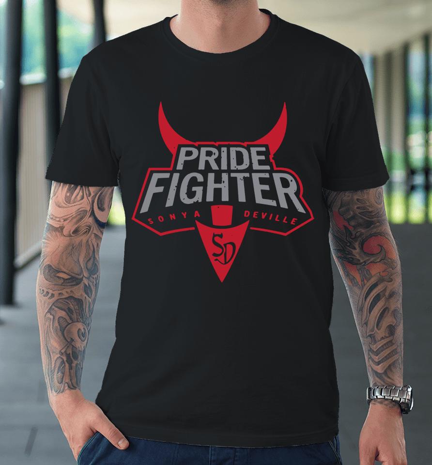 Wwe Shop Sonya Deville Pride Fighter Premium T-Shirt