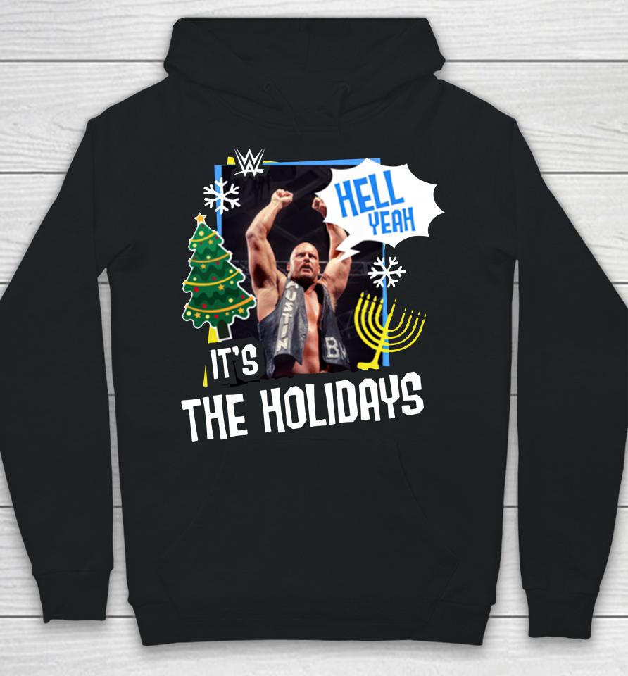 Wwe Shop Stone Cold Steve Austin Hell Yeah It's The Holidays Hoodie