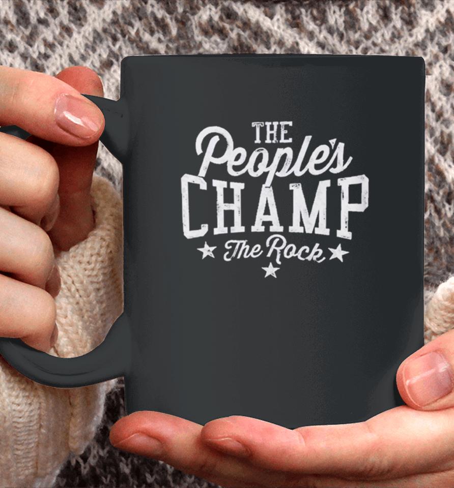 Wwe The Rock The People’s Champ Coffee Mug