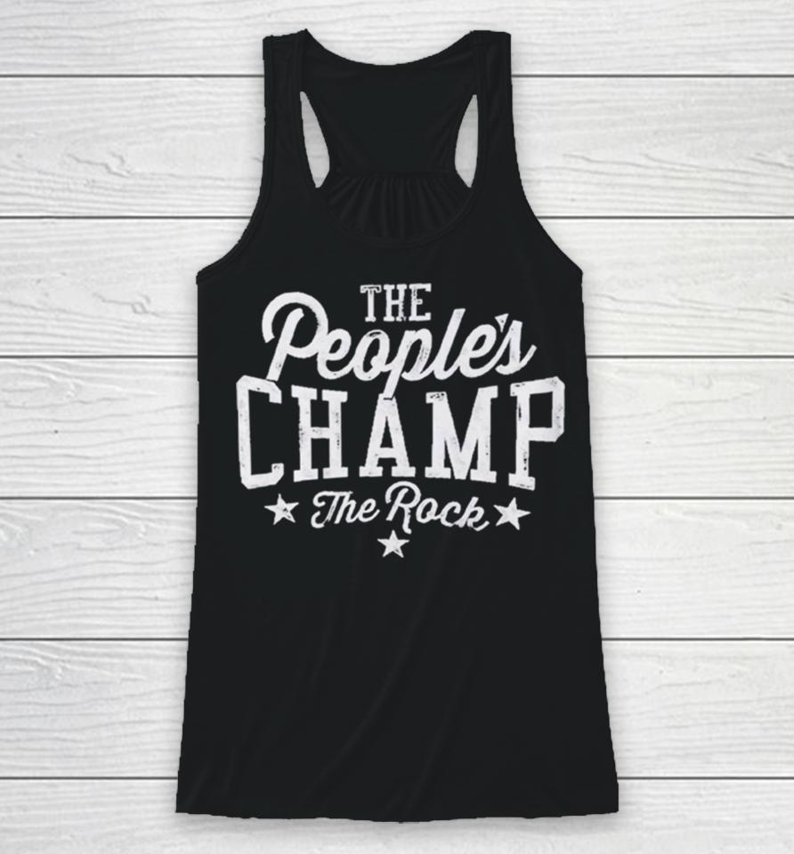 Wwe The Rock The People’s Champ Racerback Tank