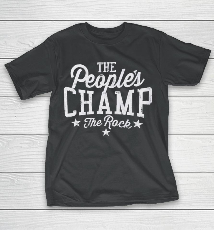 Wwe The Rock The People’s Champ T-Shirt