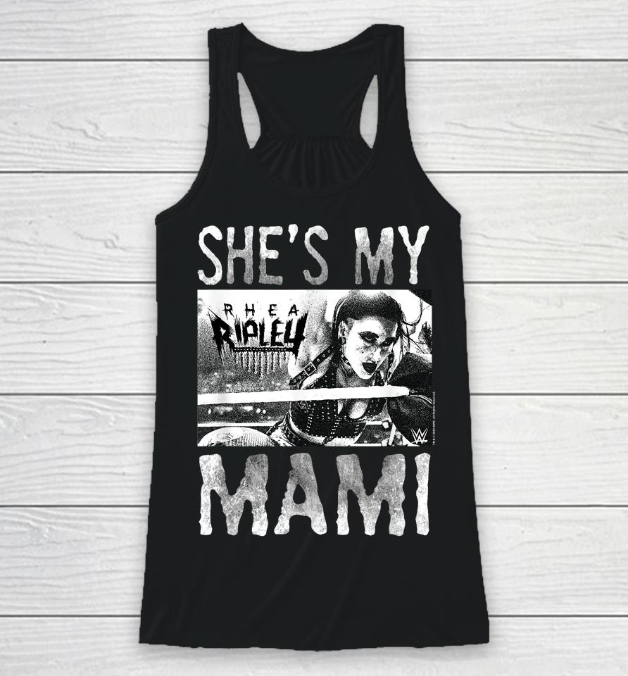 Wwe Wrestlemania Rhea Ripley She's My Mami Racerback Tank