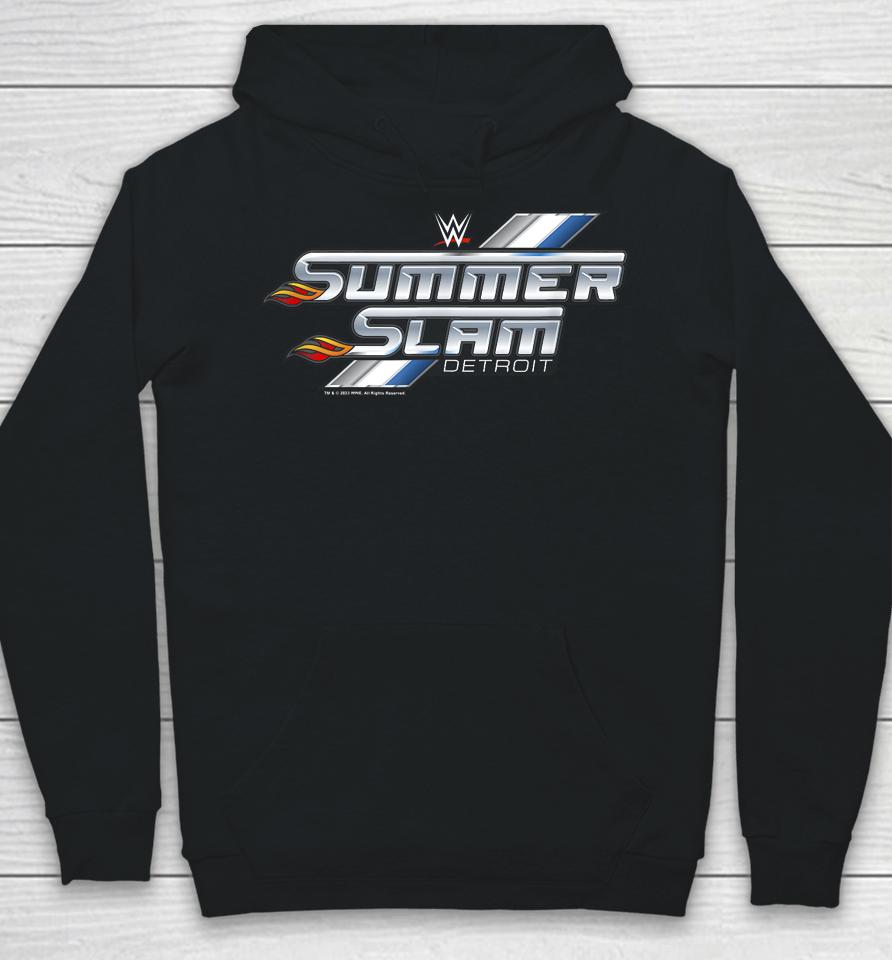 Wwe Wrestlemania Summer Slam 2023 Detroit Logo Hoodie