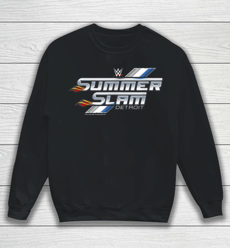 Wwe Wrestlemania Summer Slam 2023 Detroit Logo Sweatshirt